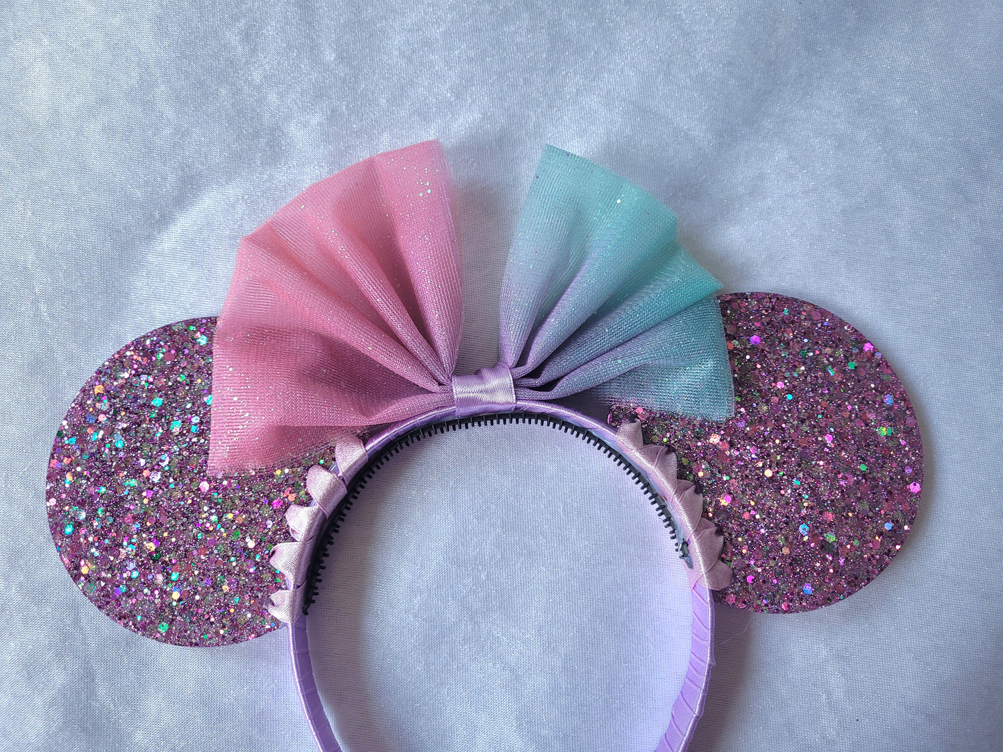 Resin Purple Mouse Ear Headband