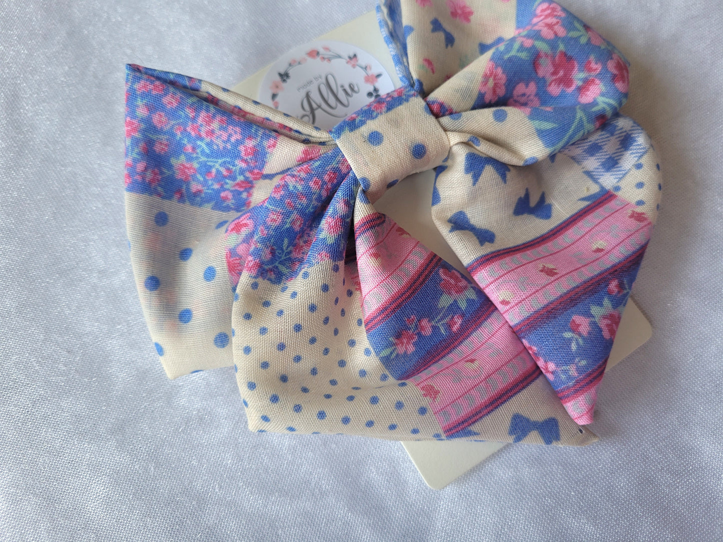 Patchwork Hair Bow