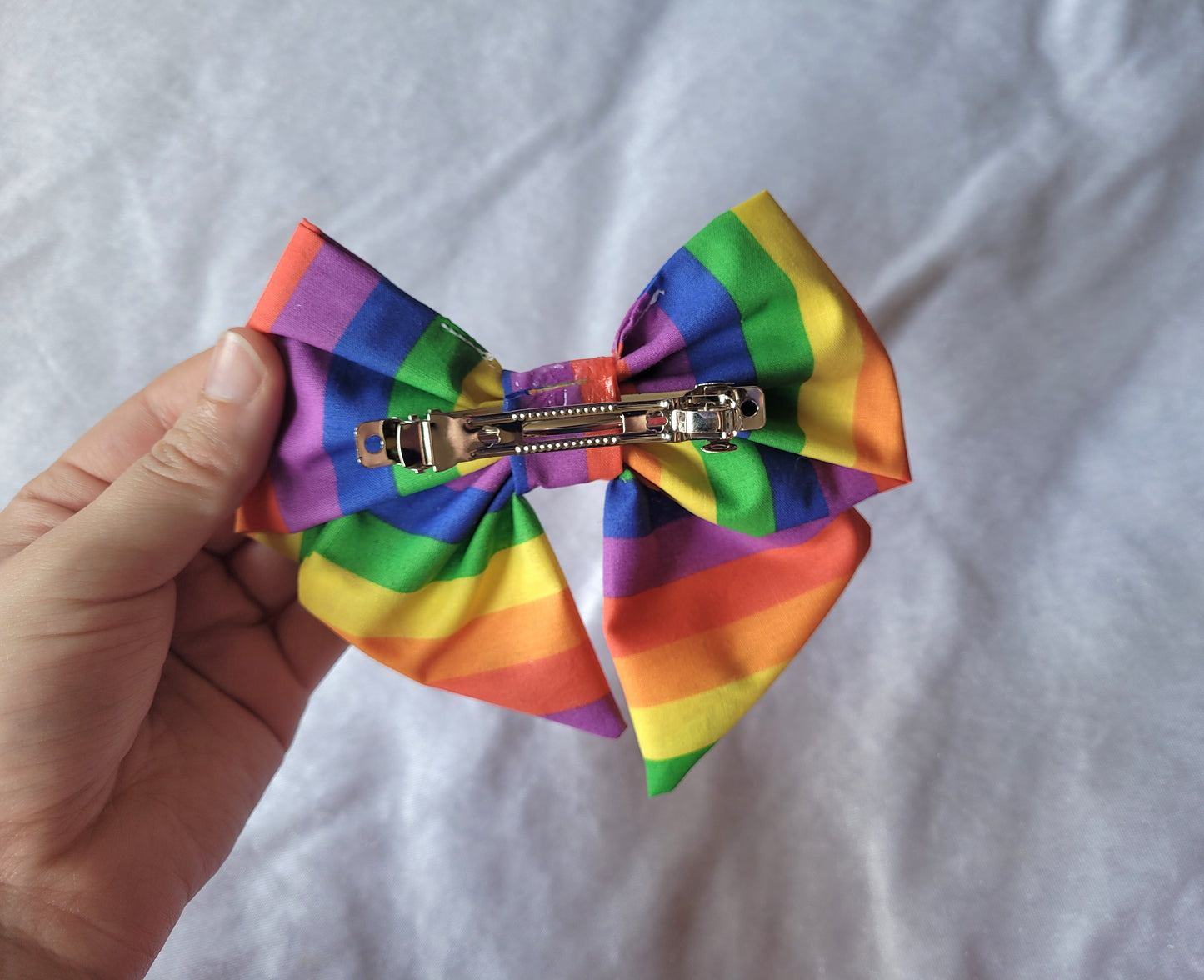 Rainbow Hair Bow