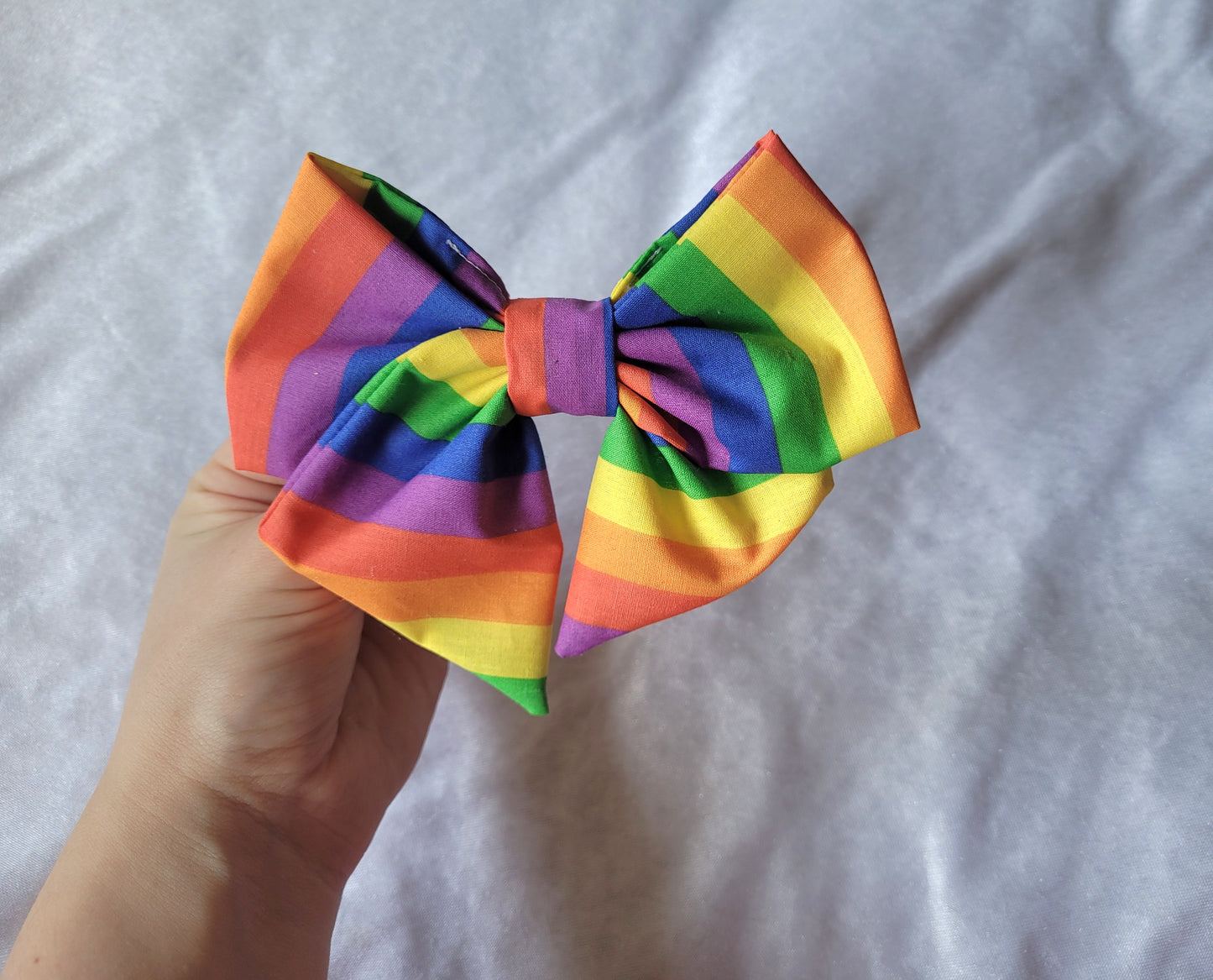 Rainbow Hair Bow