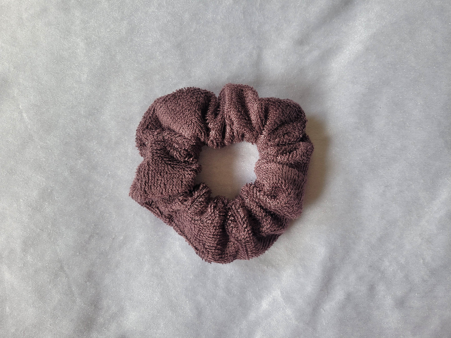 Plum Towel Scrunchie