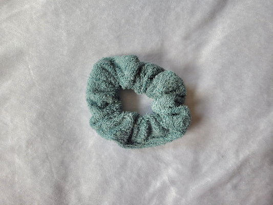 Teal Towel Scrunchie