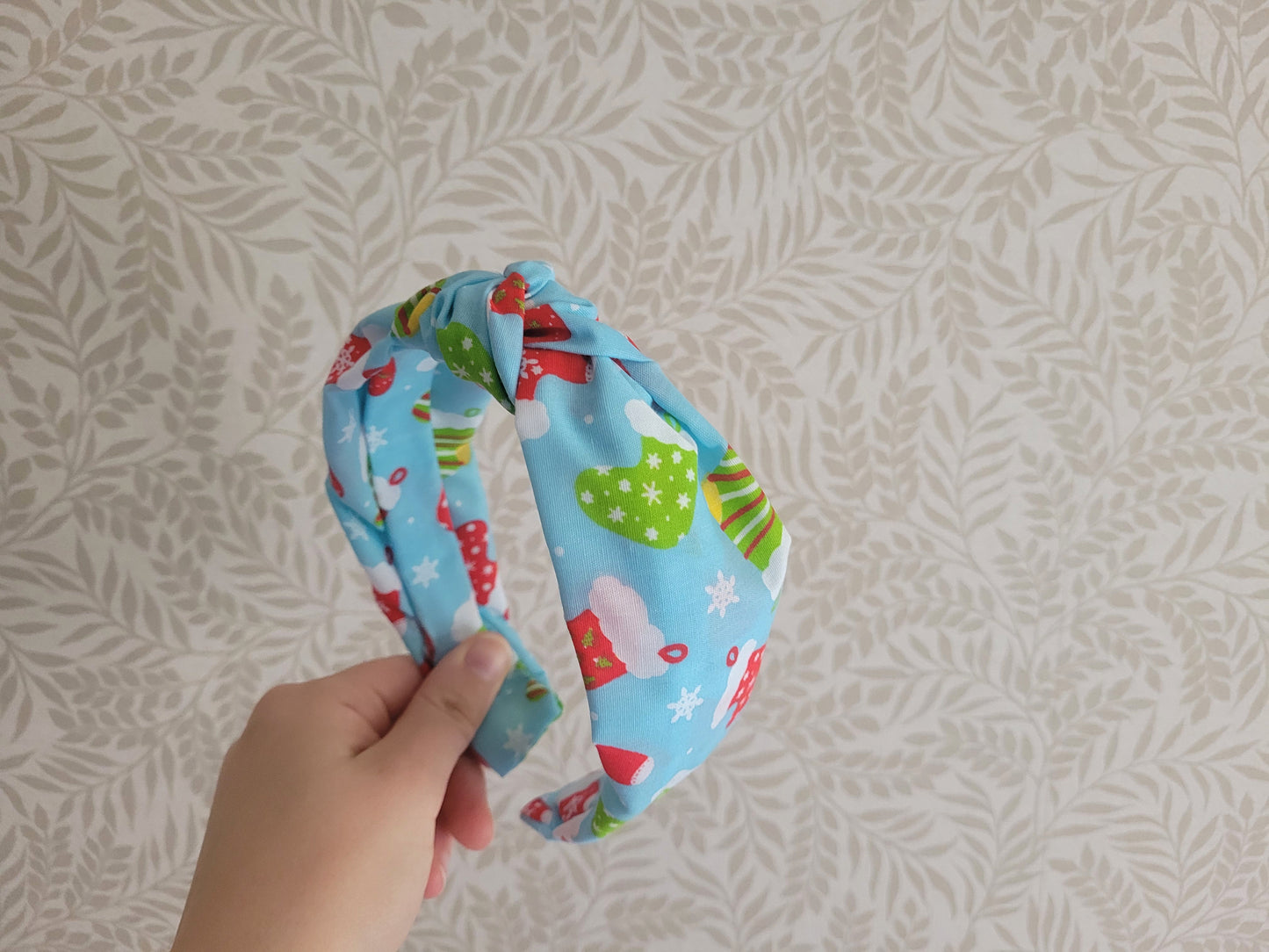 Christmas Stocking Knot Headband