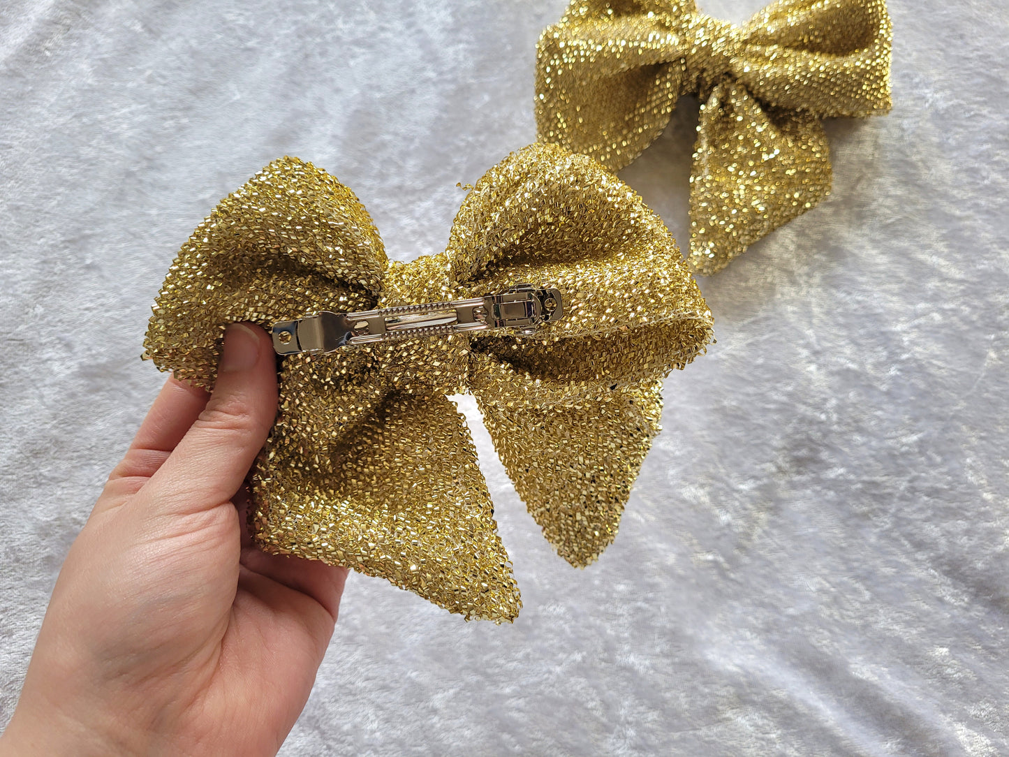 Glitter Hair Bow