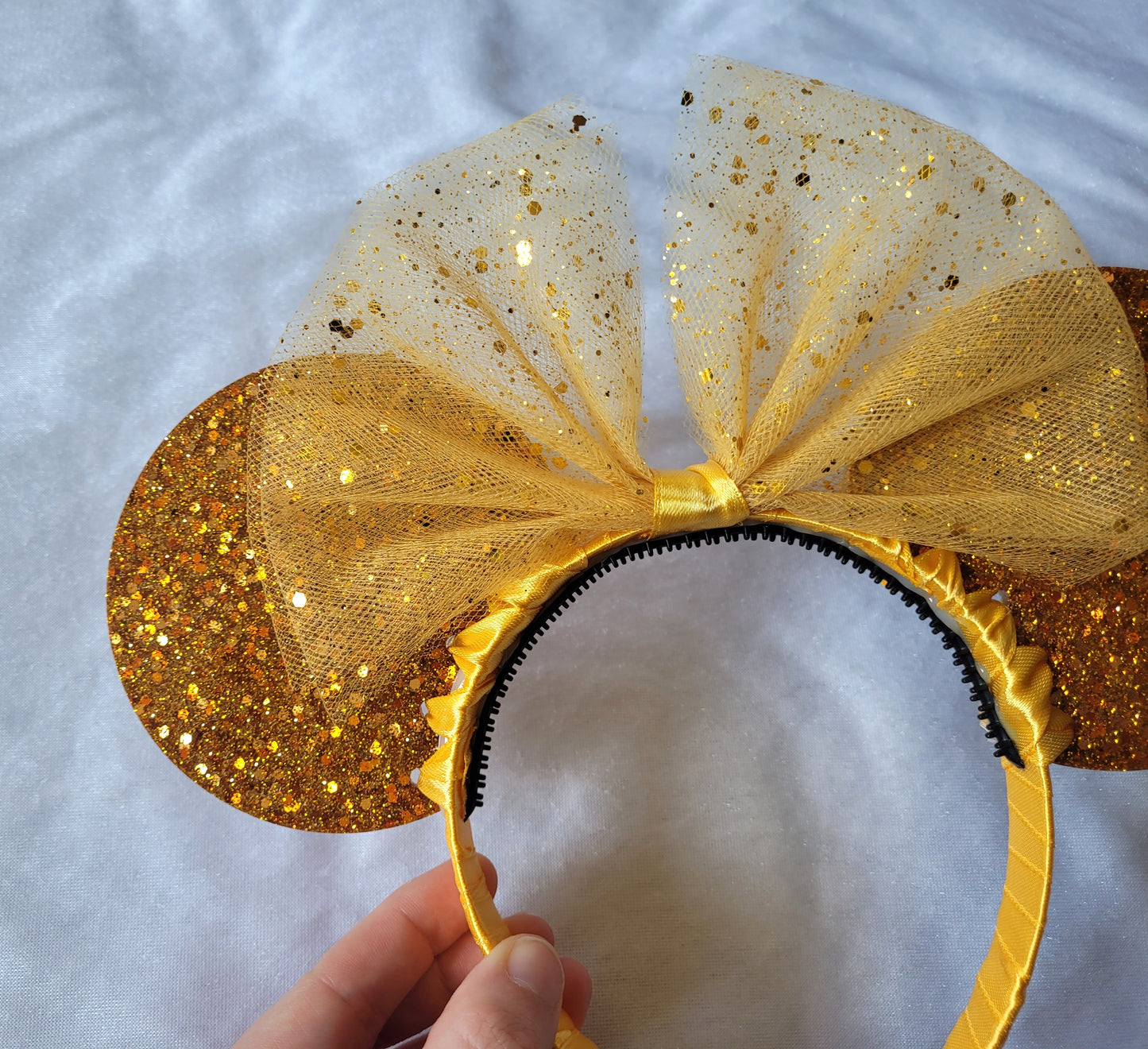 Gold Resin Mouse Ear Headband