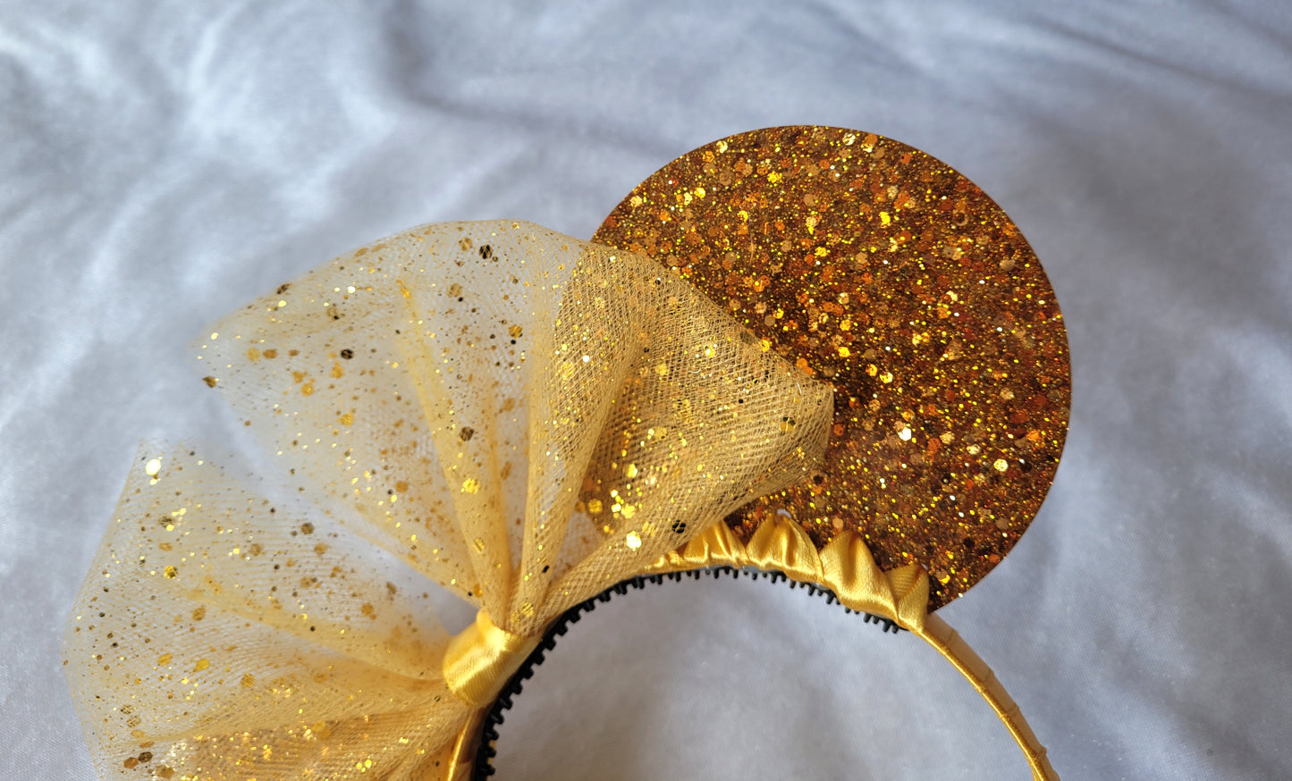 Gold Resin Mouse Ear Headband