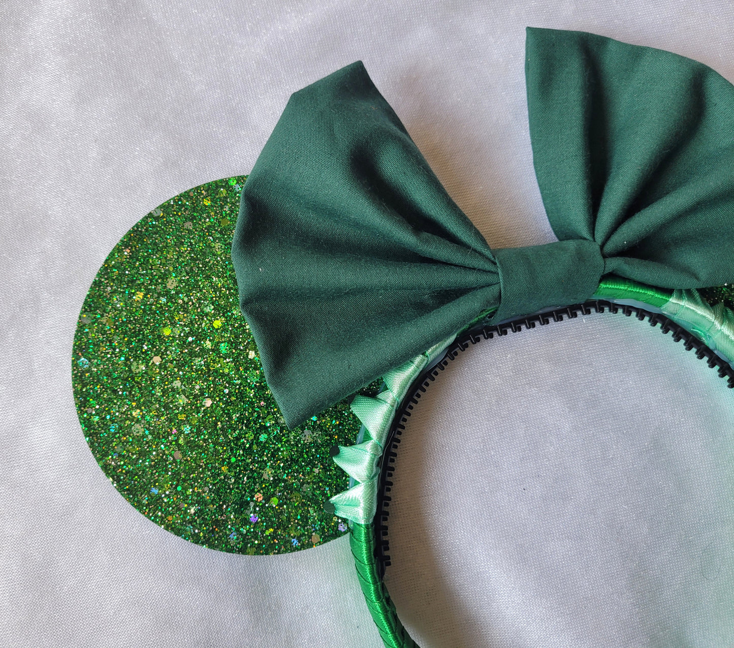 Green Resin Mouse Ear Headband