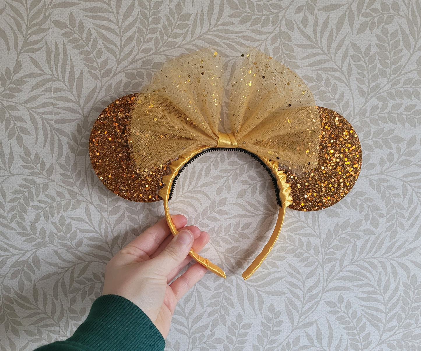 Gold Resin Mouse Ear Headband