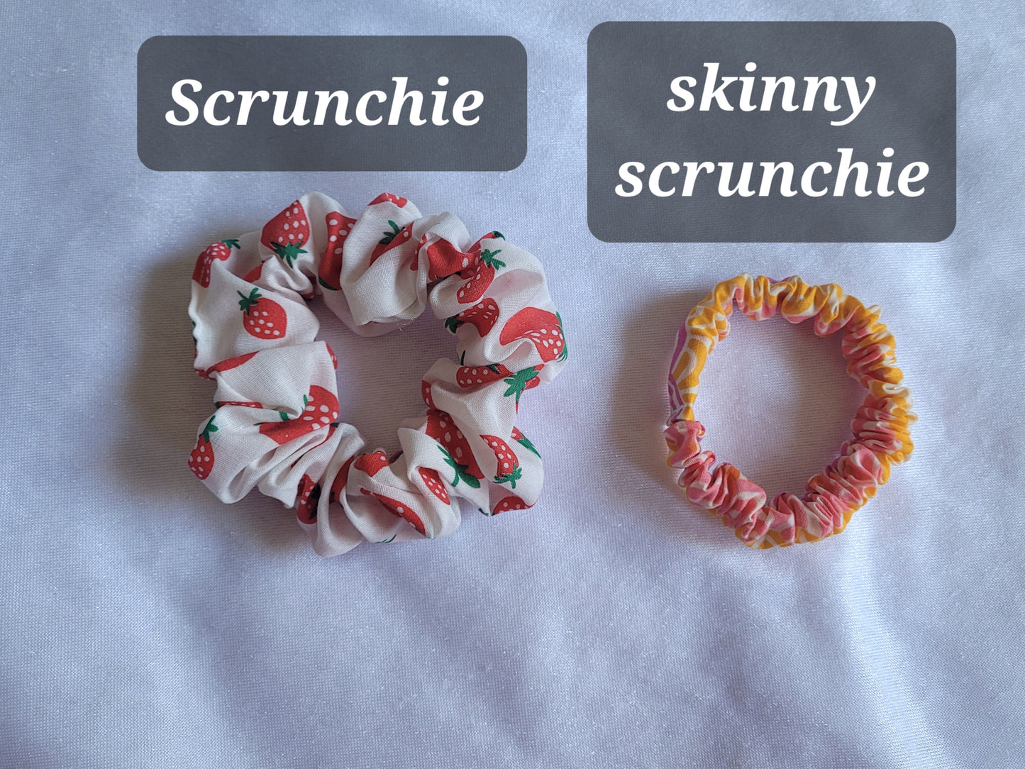 Mixed Skinny Scrunchies