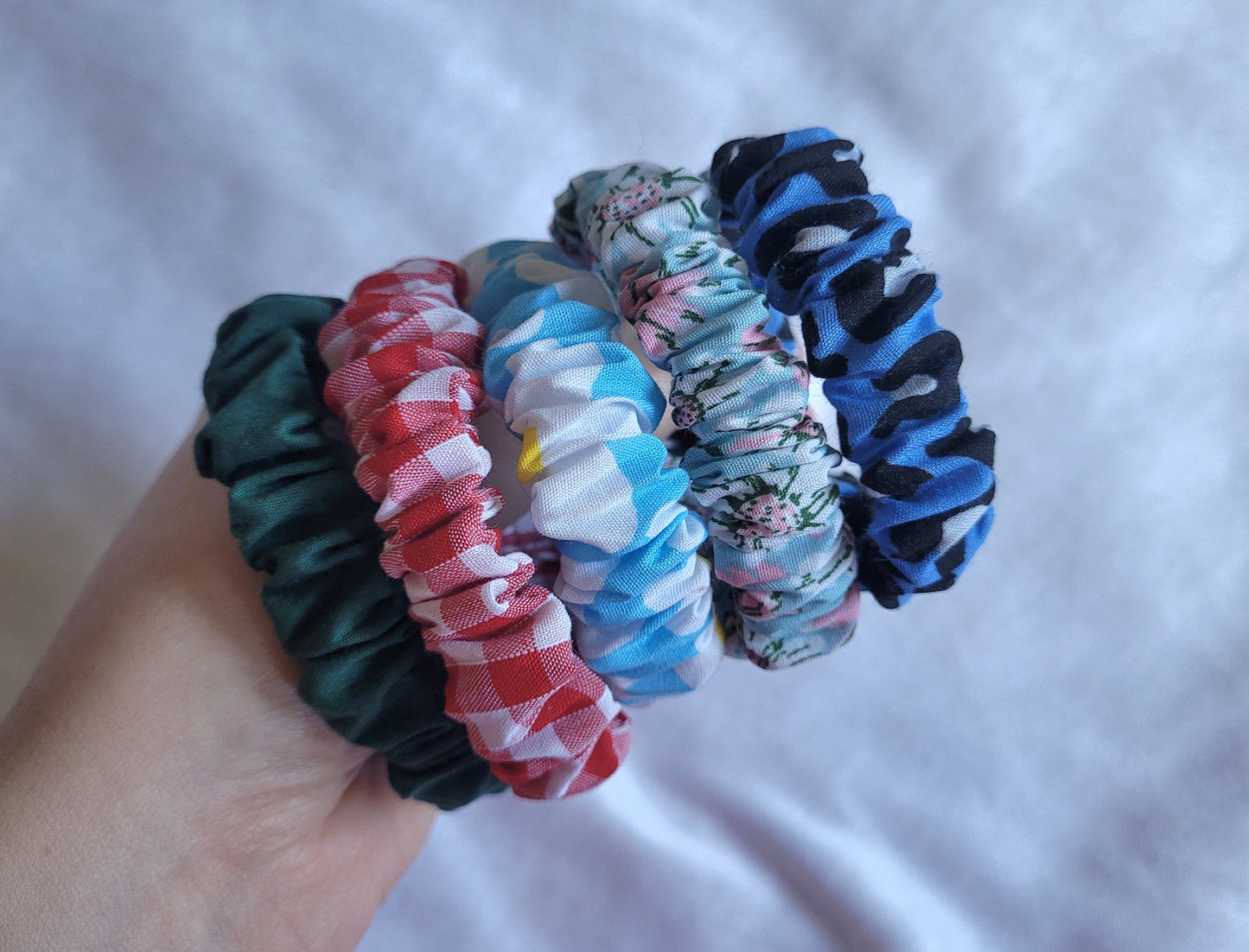 Mixed Skinny Scrunchies