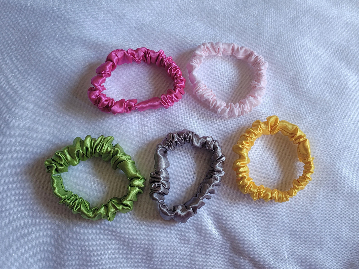 Plain Skinny Scrunchies