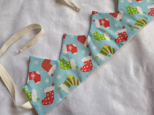 Christmas Stocking Fabric Crown