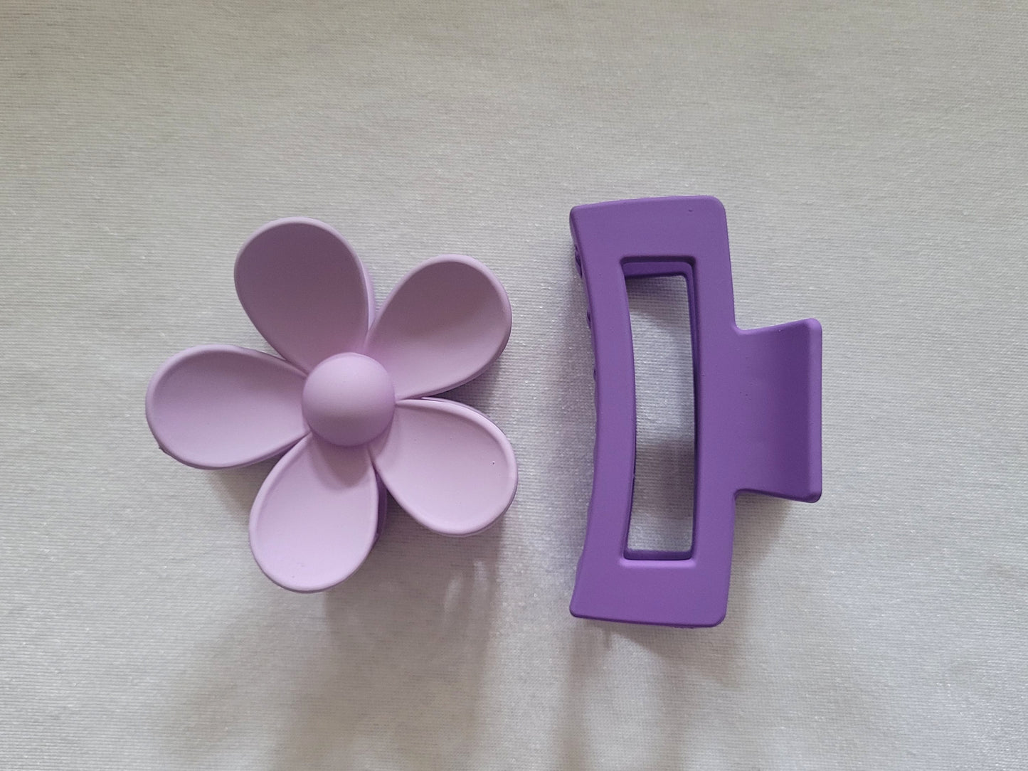 Purple Claw Clips