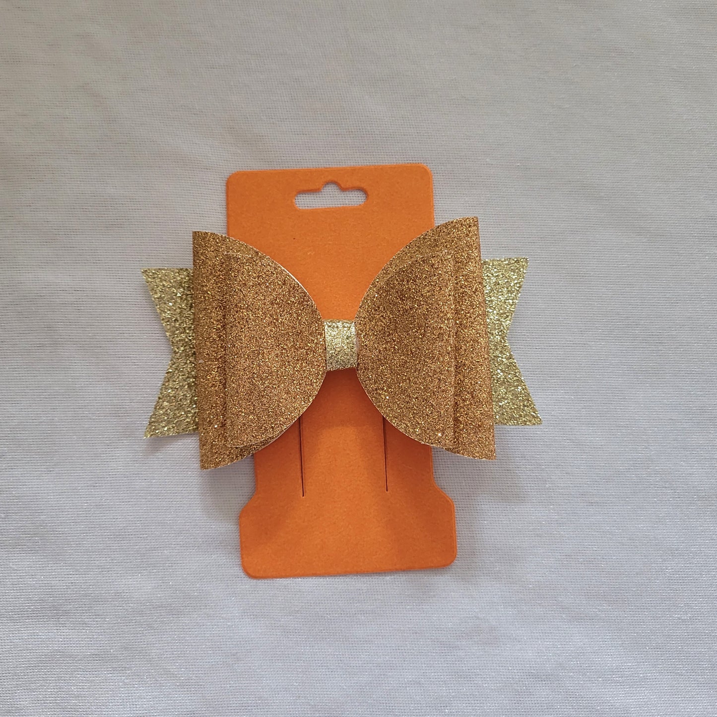 Gold Hair Bow