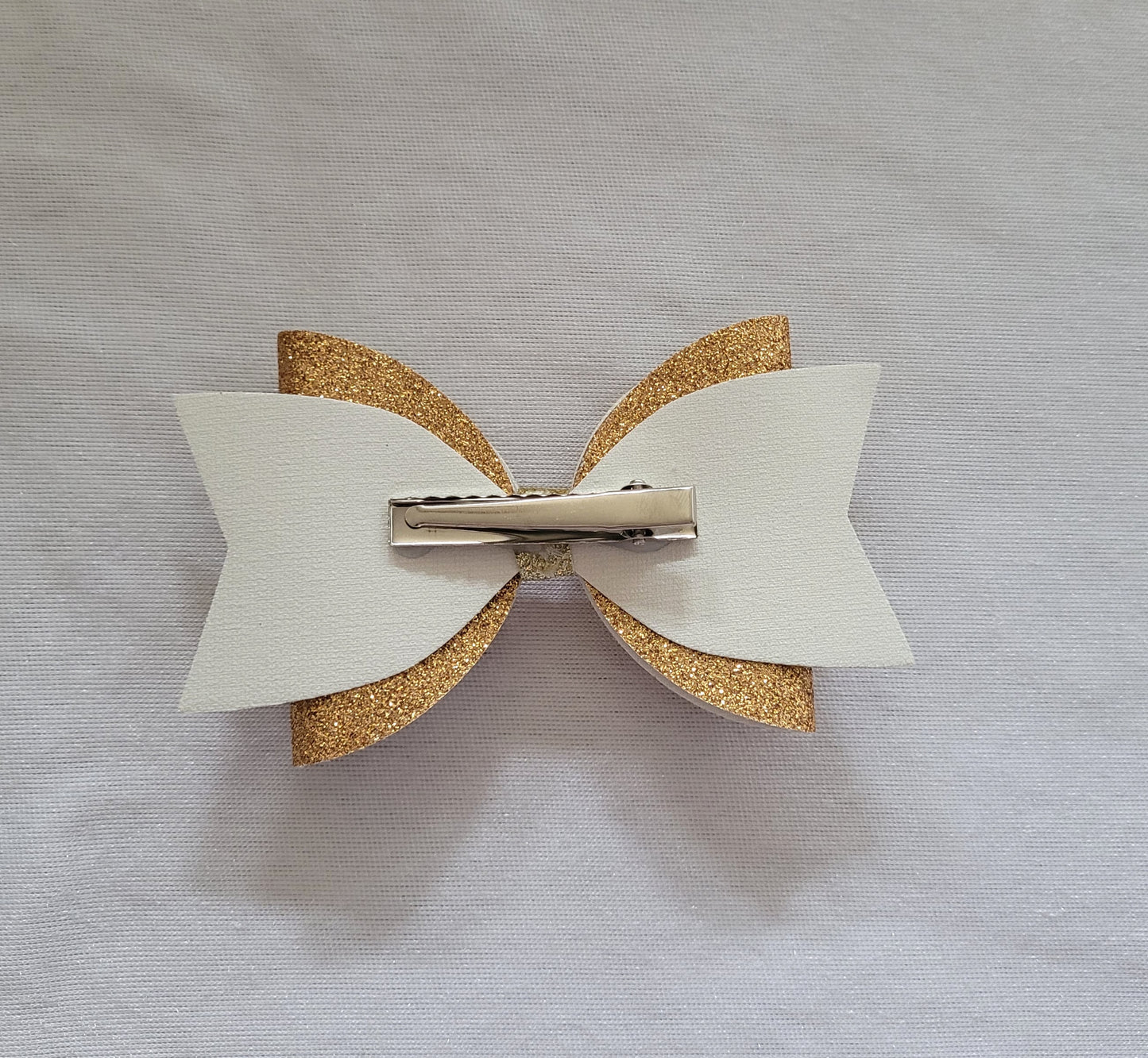 Gold Hair Bow