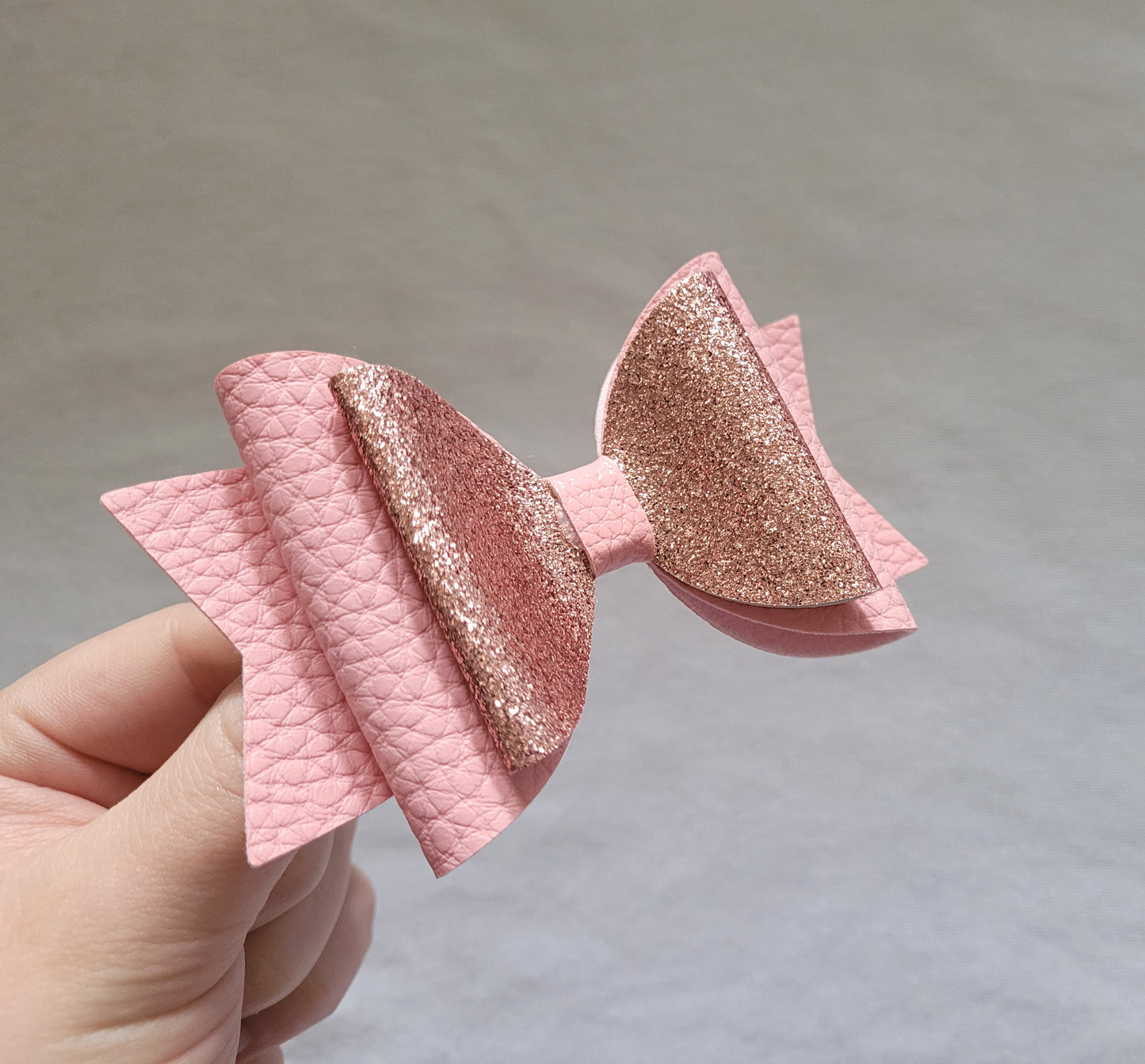 Rose Pink Hair Bow