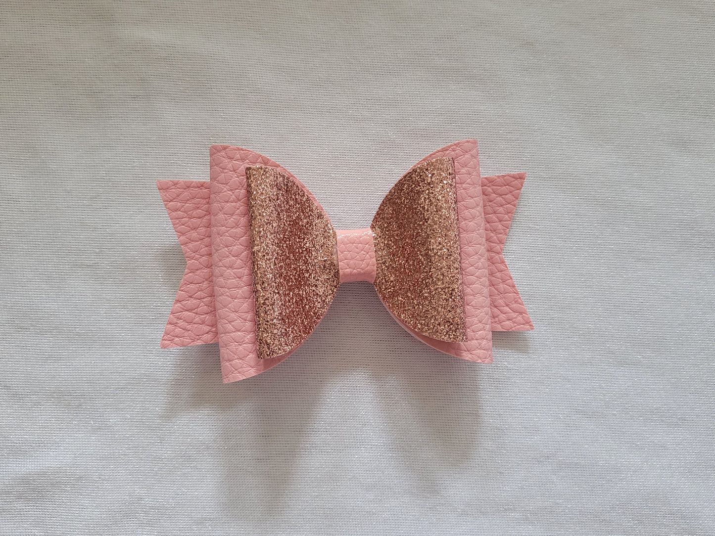 Rose Pink Hair Bow