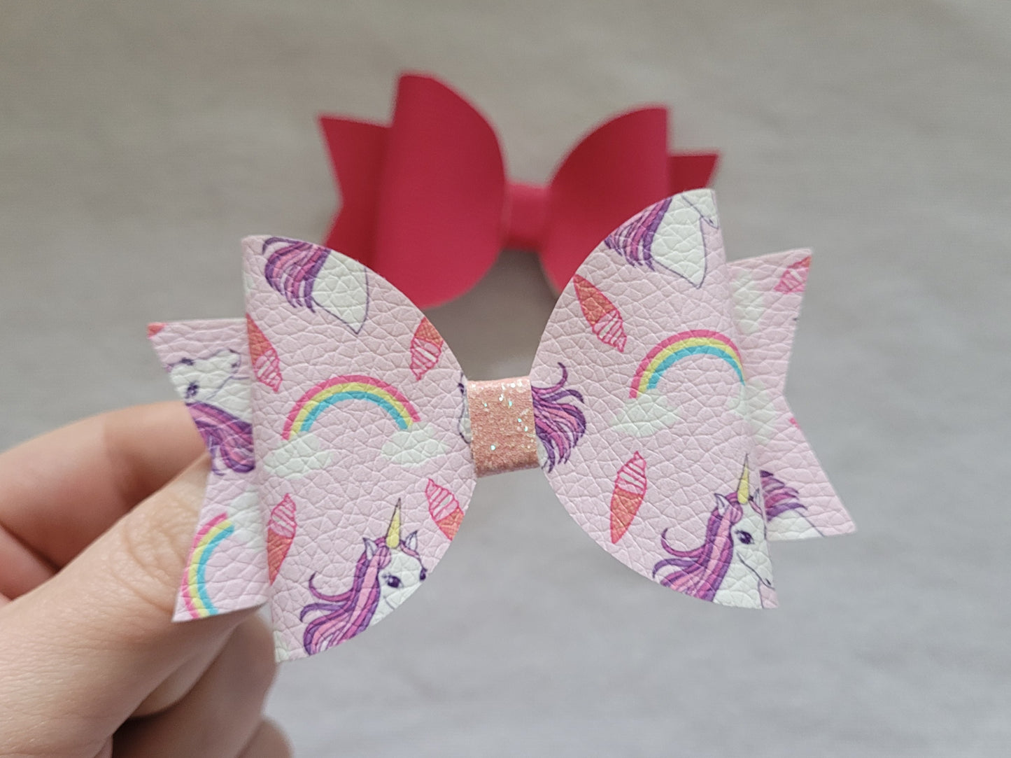 Unicorn Hair Bow