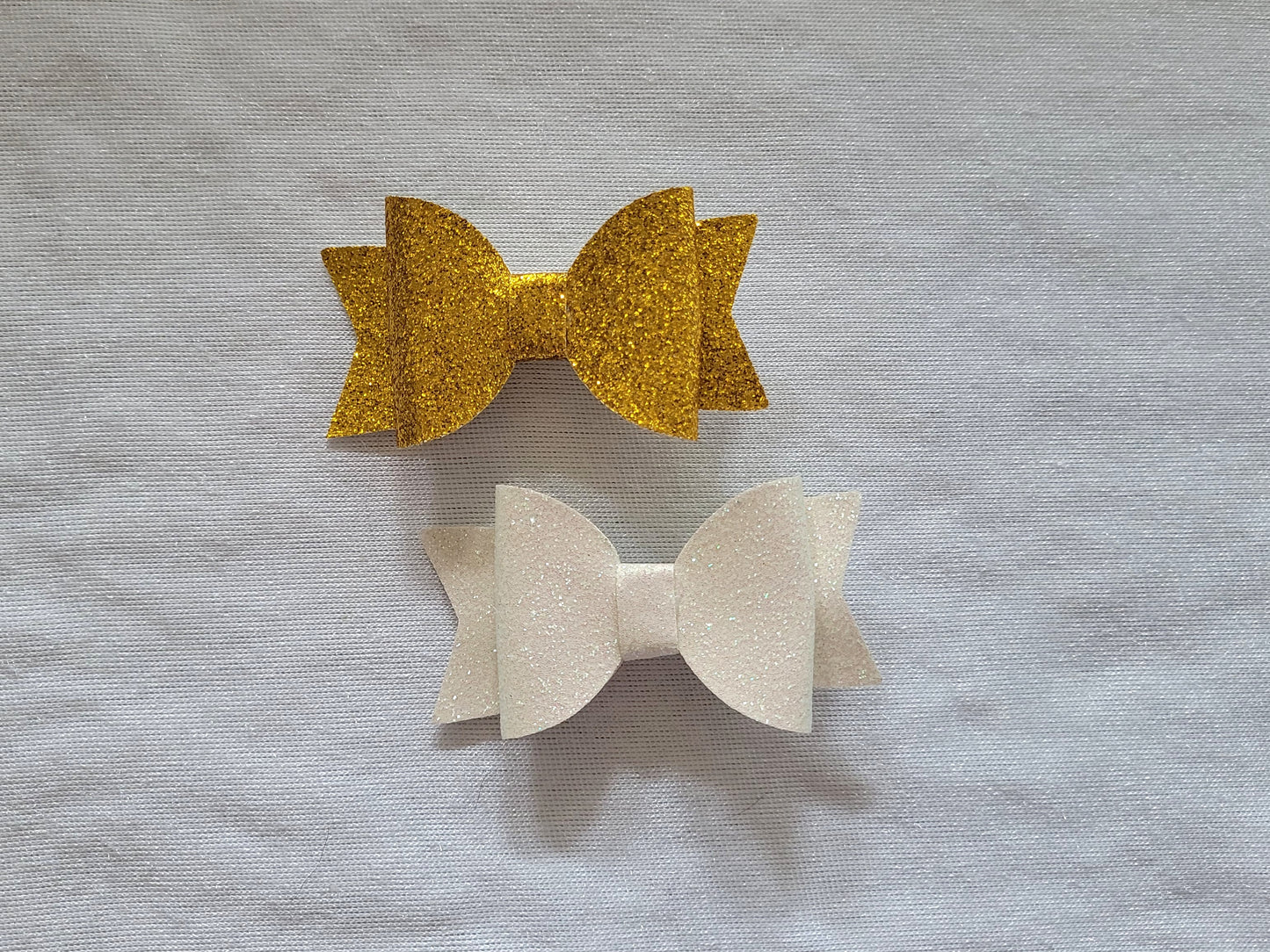 Gold Hair Bows