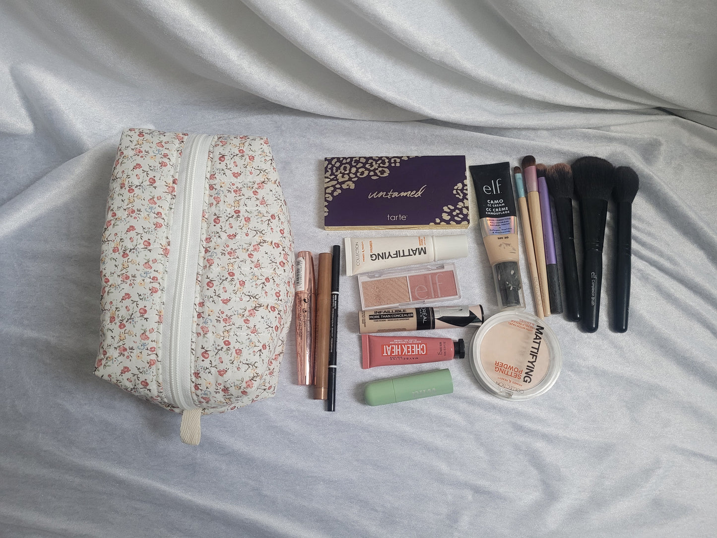 Floral Makeup Bag